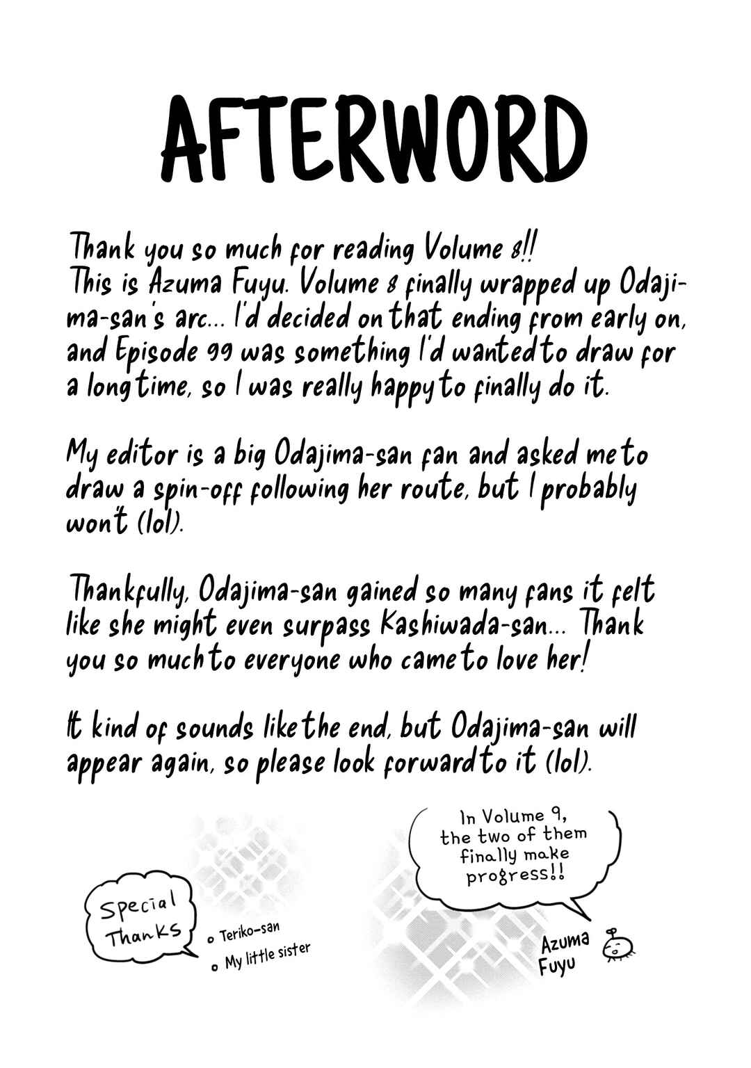 Page 10 Chapter 99.5 Kao ni Denai Kashiwada-san to Kao ni Deru Oota-kun