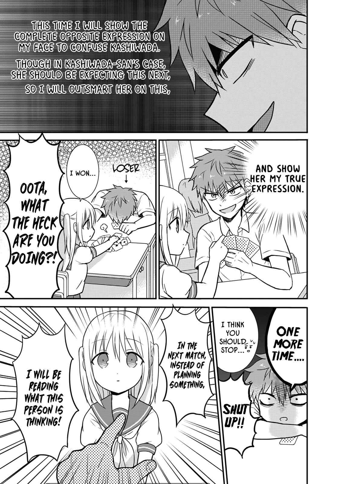 Page 6 Chapter 3 Kao ni Denai Kashiwada-san to Kao ni Deru Oota-kun