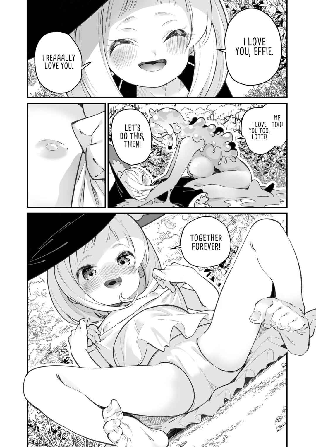 Page 18 Chapter Unknown_d379 Kairoudouketsu no Chigiri Slime Musume to Ichaicha Nurunuru Yuri Ecchi shite Slime-ka suru Loli Mahoutsukai