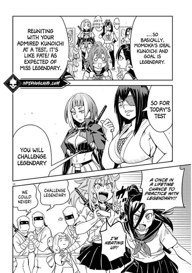 Page 13 Chapter 6 Kunoichi Momoka Tabegoro desu?