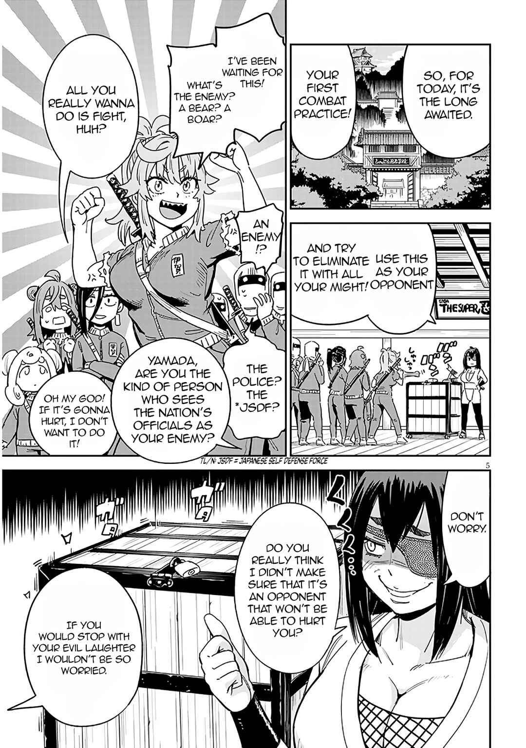 Page 6 Chapter 3 Kunoichi Momoka Tabegoro desu?
