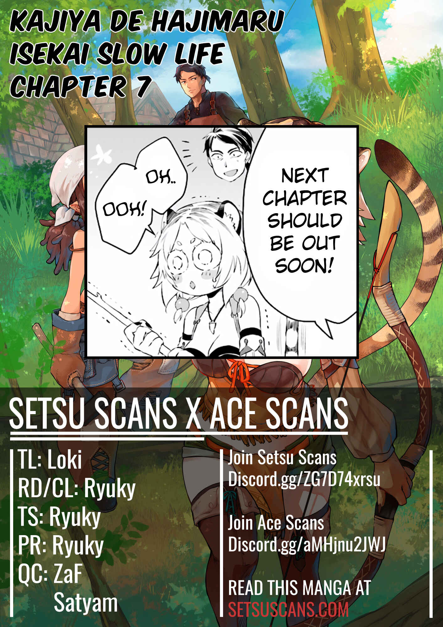 Page 1 Chapter 7 Kajiya de Hajimeru Isekai Slow Life