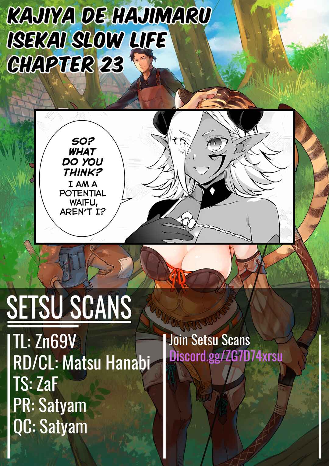 Page 1 Chapter 23 Kajiya de Hajimeru Isekai Slow Life