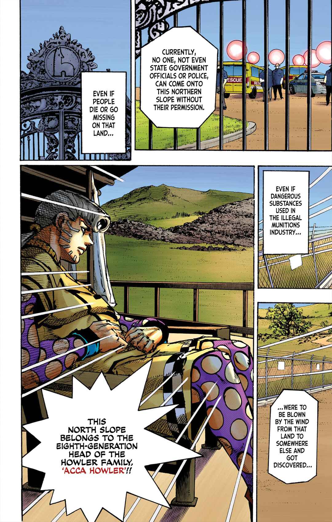 Page 6 Chapter 19 JoJos Bizarre Adventure, Part 9: The JOJOLands (Official Colored)