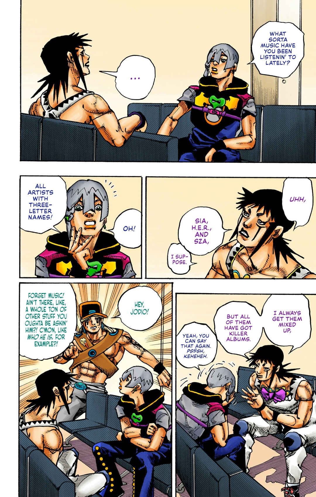 Page 11 Chapter 12 JoJos Bizarre Adventure, Part 9: The JOJOLands (Official Colored)