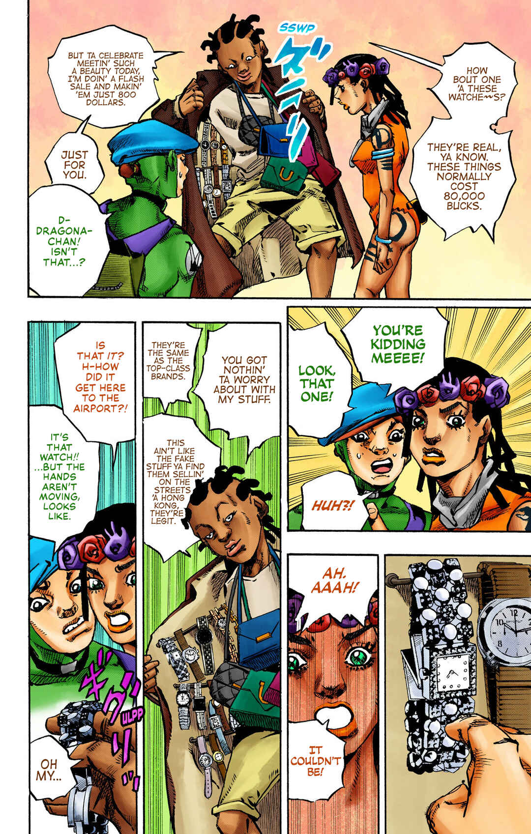 Page 15 Chapter 12 JoJos Bizarre Adventure, Part 9: The JOJOLands (Official Colored)