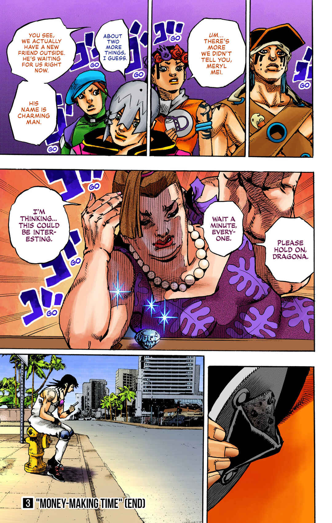 Page 34 Chapter 12 JoJos Bizarre Adventure, Part 9: The JOJOLands (Official Colored)