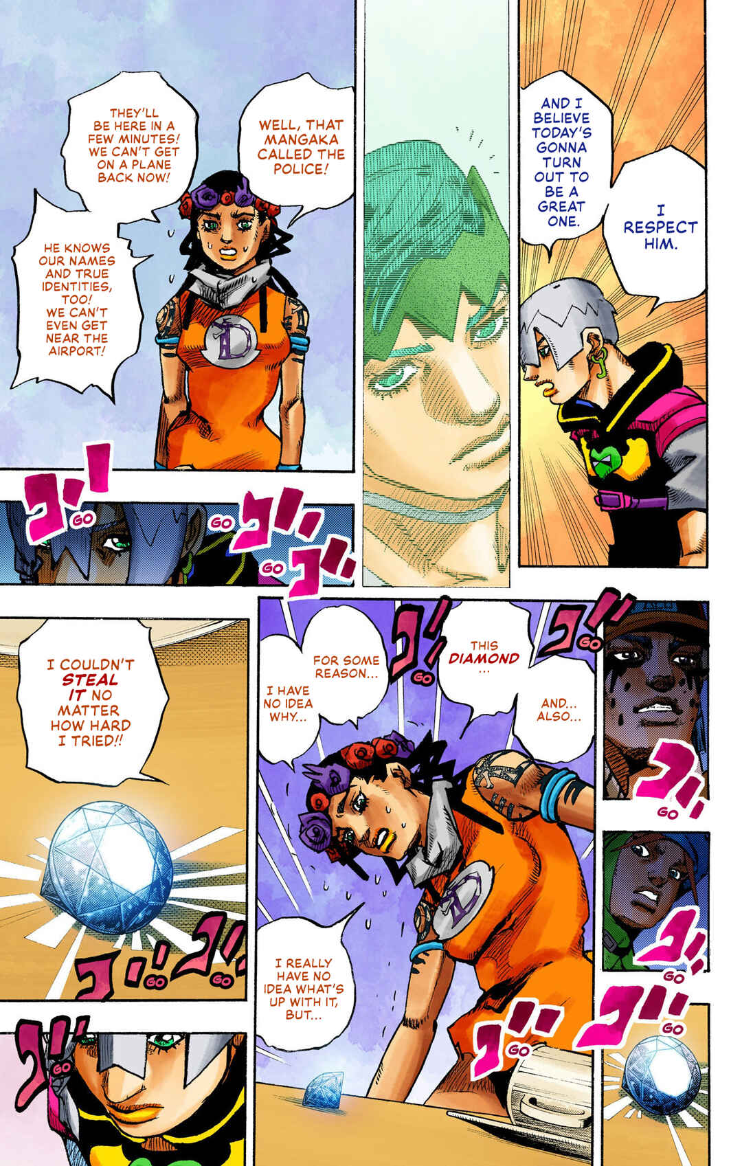 Page 24 Chapter 5 JoJos Bizarre Adventure, Part 9: The JOJOLands (Official Colored)