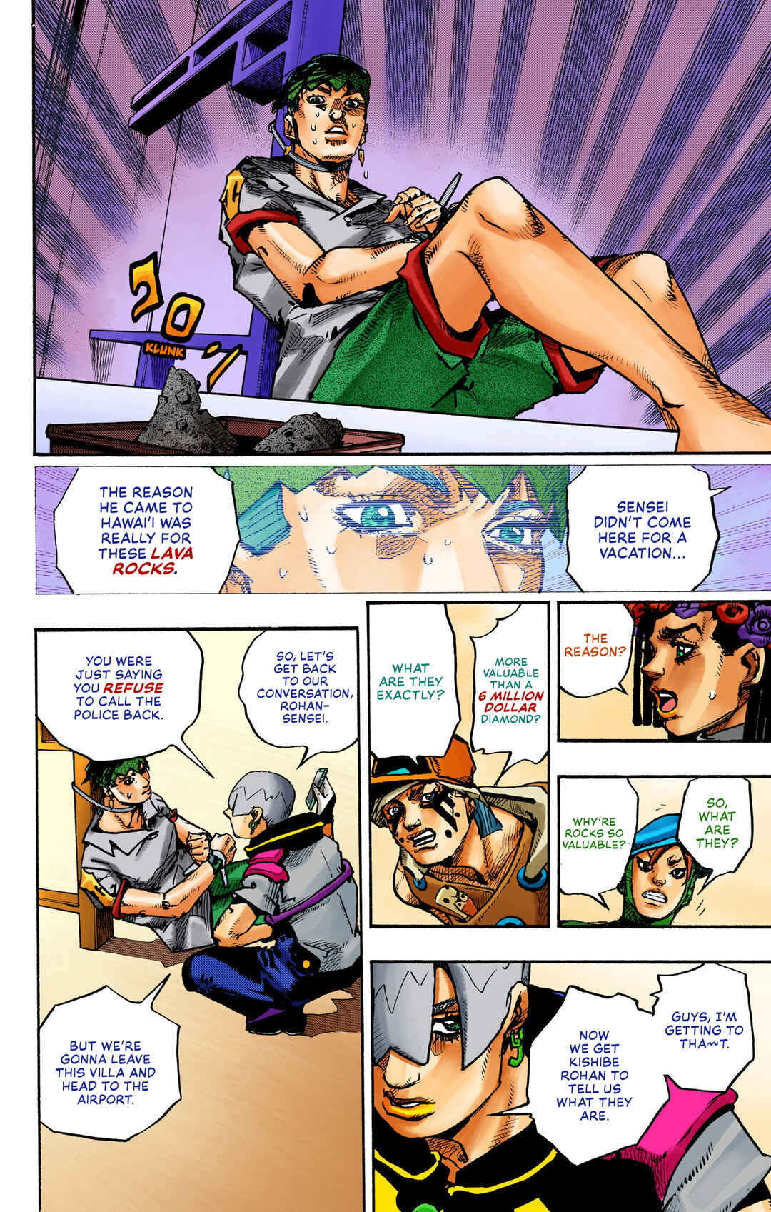 Page 32 Chapter 5 JoJos Bizarre Adventure, Part 9: The JOJOLands (Official Colored)