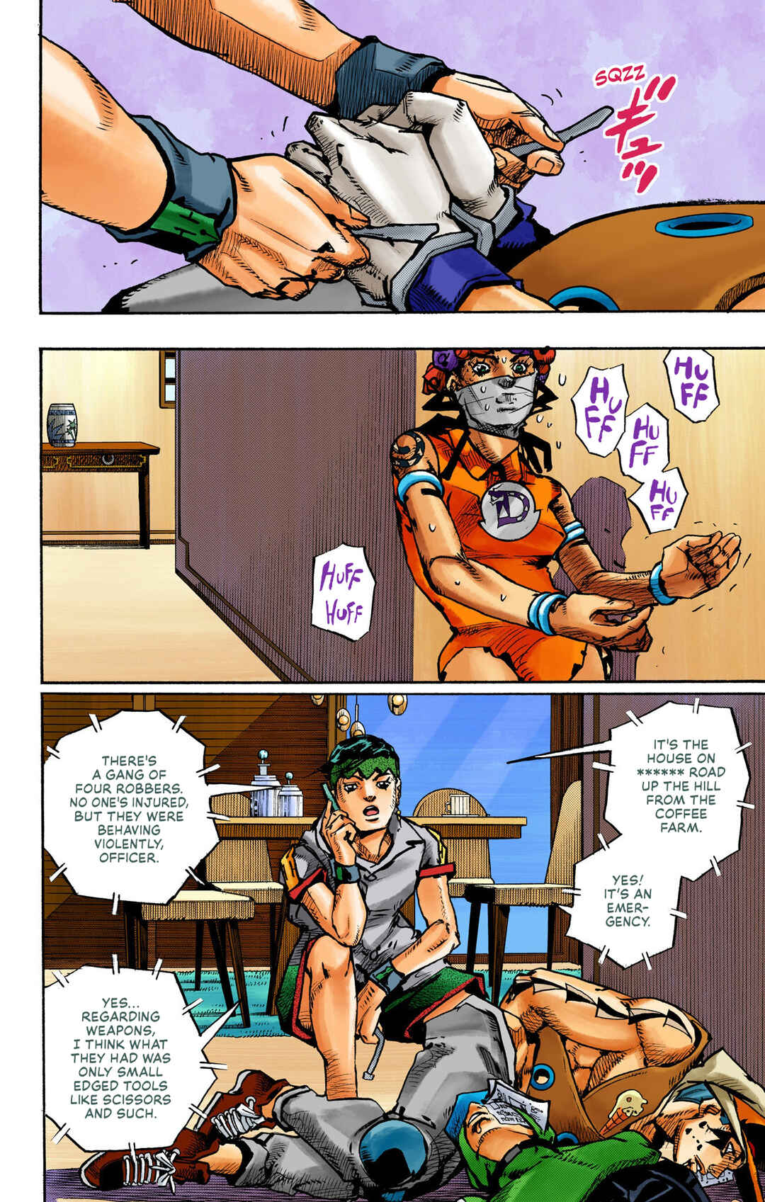 Page 8 Chapter 5 JoJos Bizarre Adventure, Part 9: The JOJOLands (Official Colored)