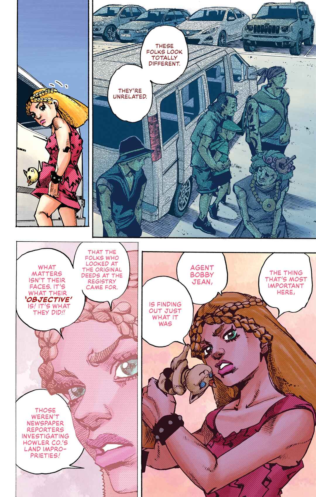 Page 22 Chapter 17 JoJos Bizarre Adventure, Part 9: The JOJOLands (Official Colored)
