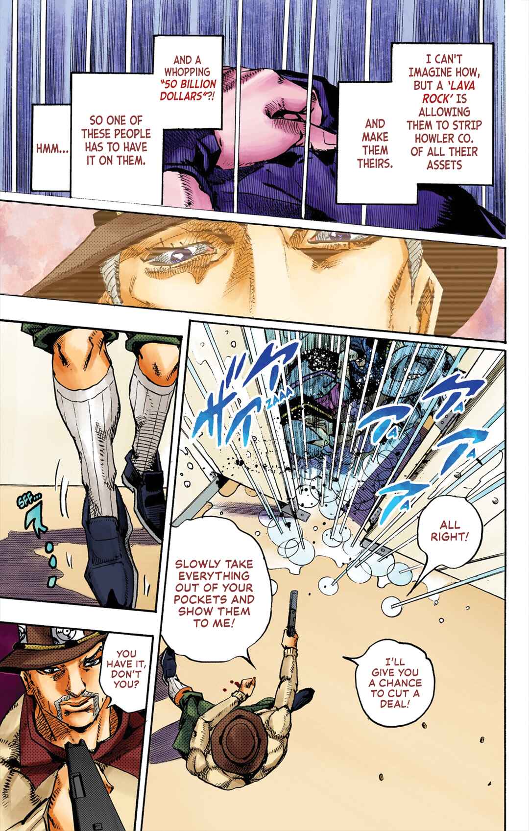 Page 15 Chapter 20 JoJos Bizarre Adventure, Part 9: The JOJOLands (Official Colored)
