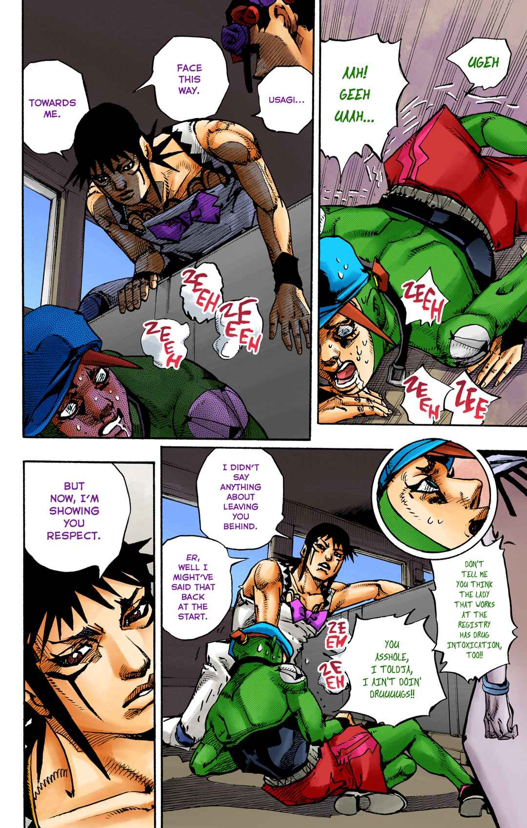 Page 21 Chapter 15 JoJos Bizarre Adventure, Part 9: The JOJOLands (Official Colored)