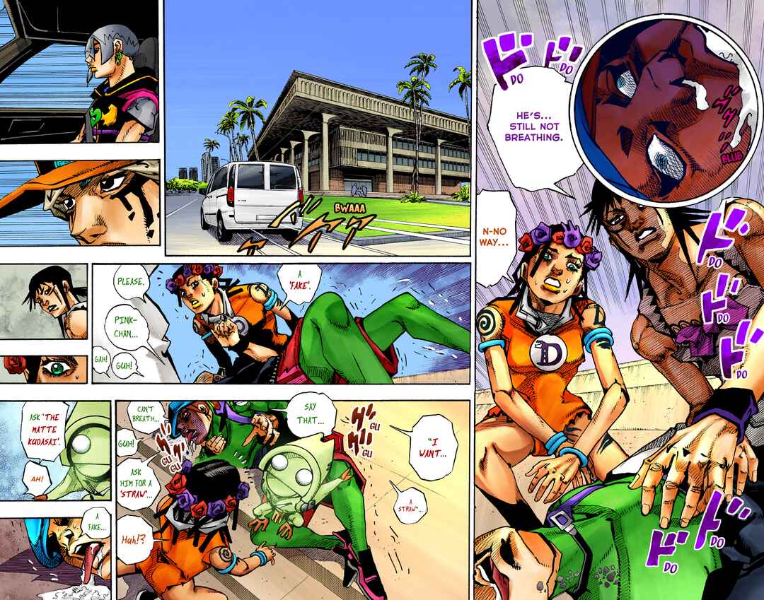 Page 3 Chapter 15 JoJos Bizarre Adventure, Part 9: The JOJOLands (Official Colored)