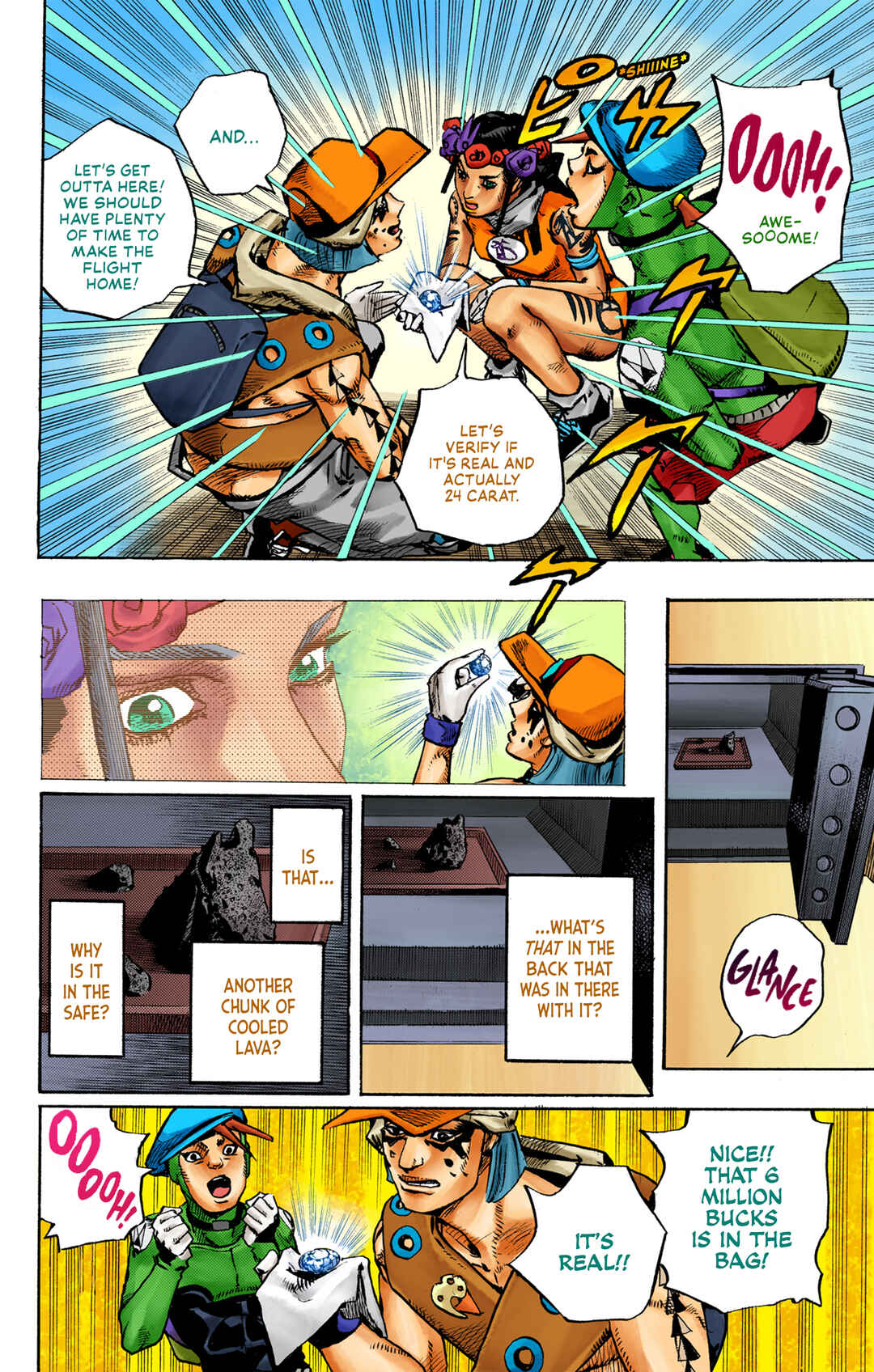 Page 28 Chapter 3 JoJos Bizarre Adventure, Part 9: The JOJOLands (Official Colored)
