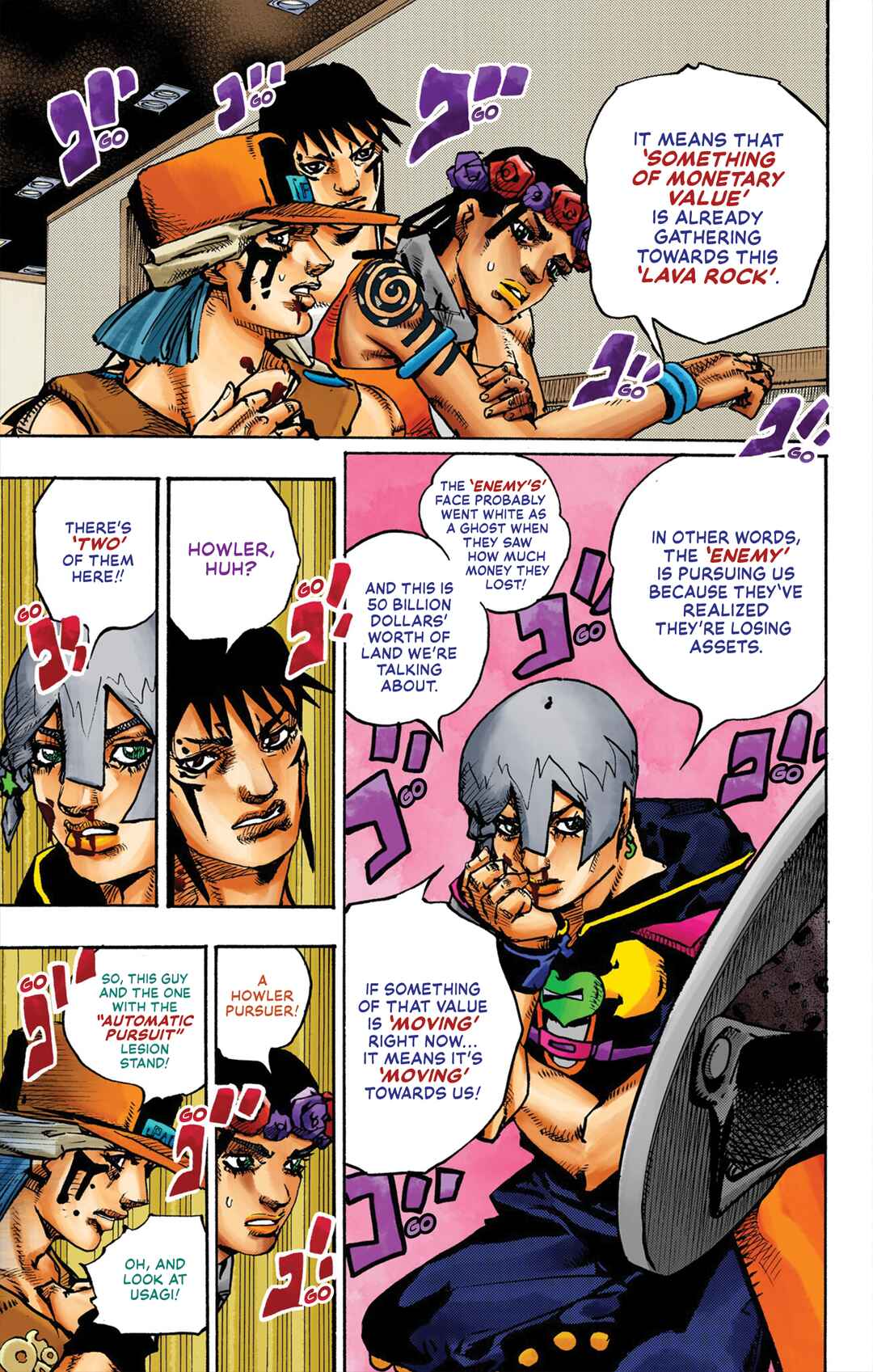 Page 14 Chapter 18 JoJos Bizarre Adventure, Part 9: The JOJOLands (Official Colored)