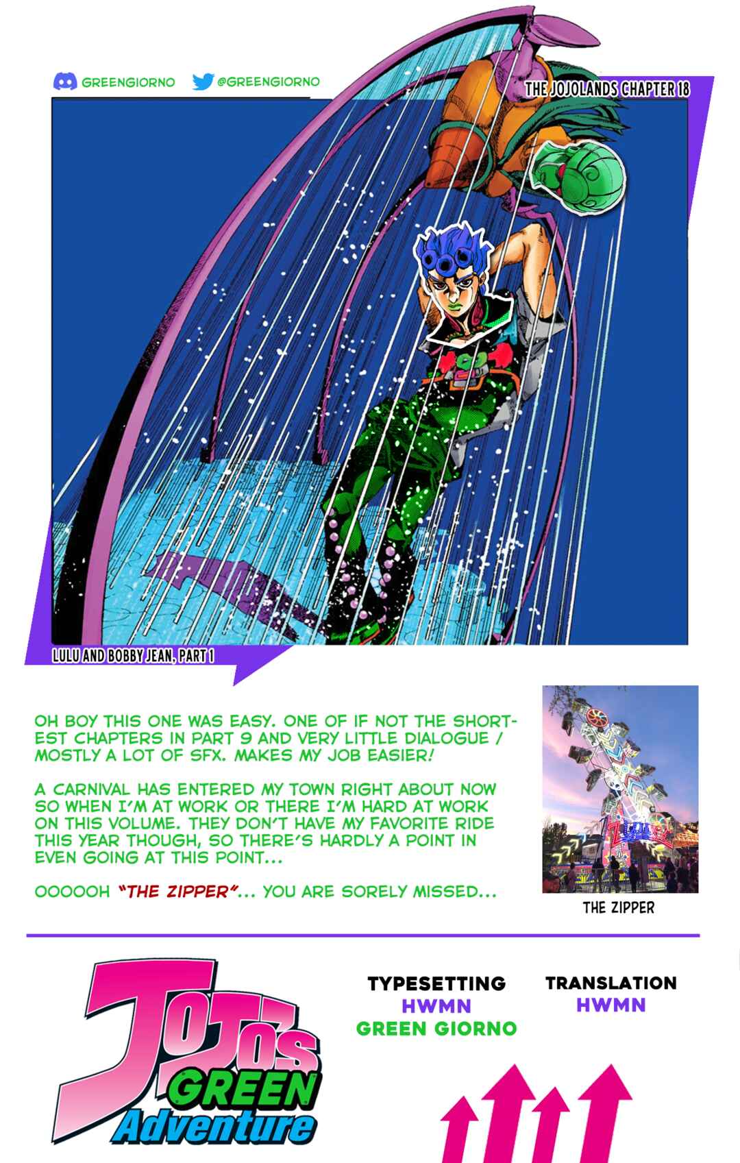 Page 36 Chapter 18 JoJos Bizarre Adventure, Part 9: The JOJOLands (Official Colored)