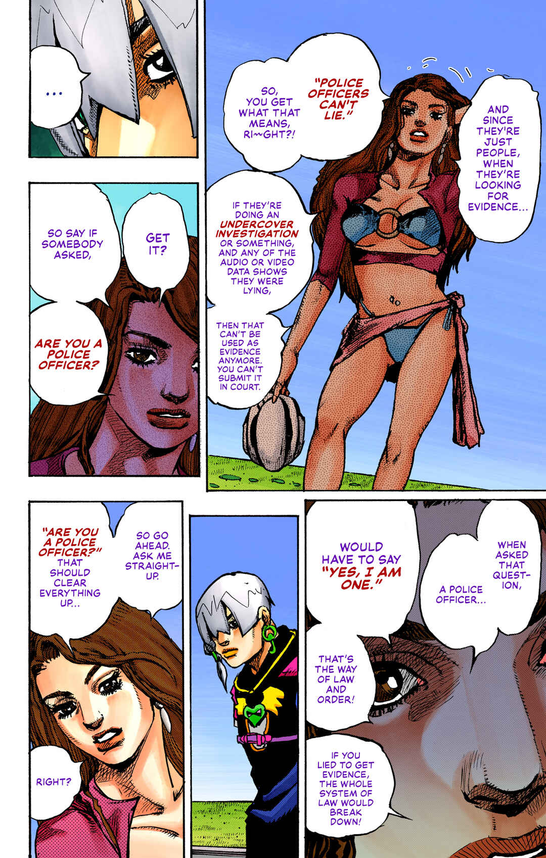 Page 7 Chapter 2 JoJos Bizarre Adventure, Part 9: The JOJOLands (Official Colored)