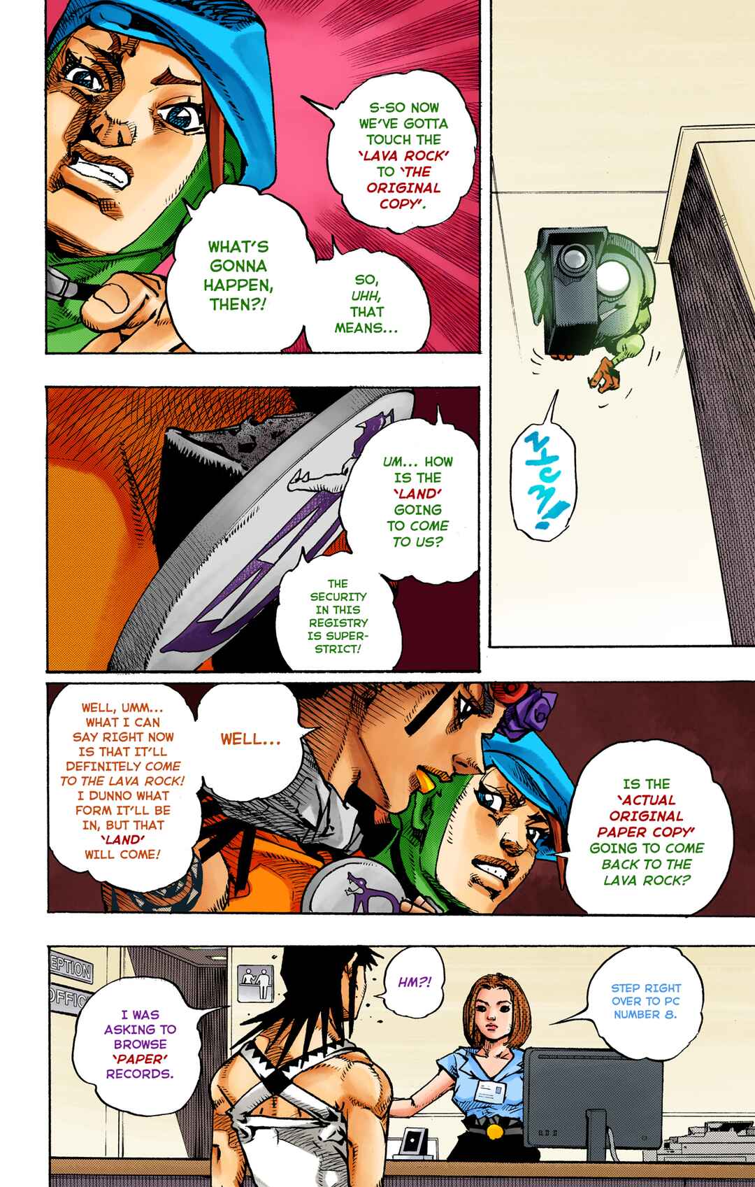 Page 20 Chapter 14 JoJos Bizarre Adventure, Part 9: The JOJOLands (Official Colored)