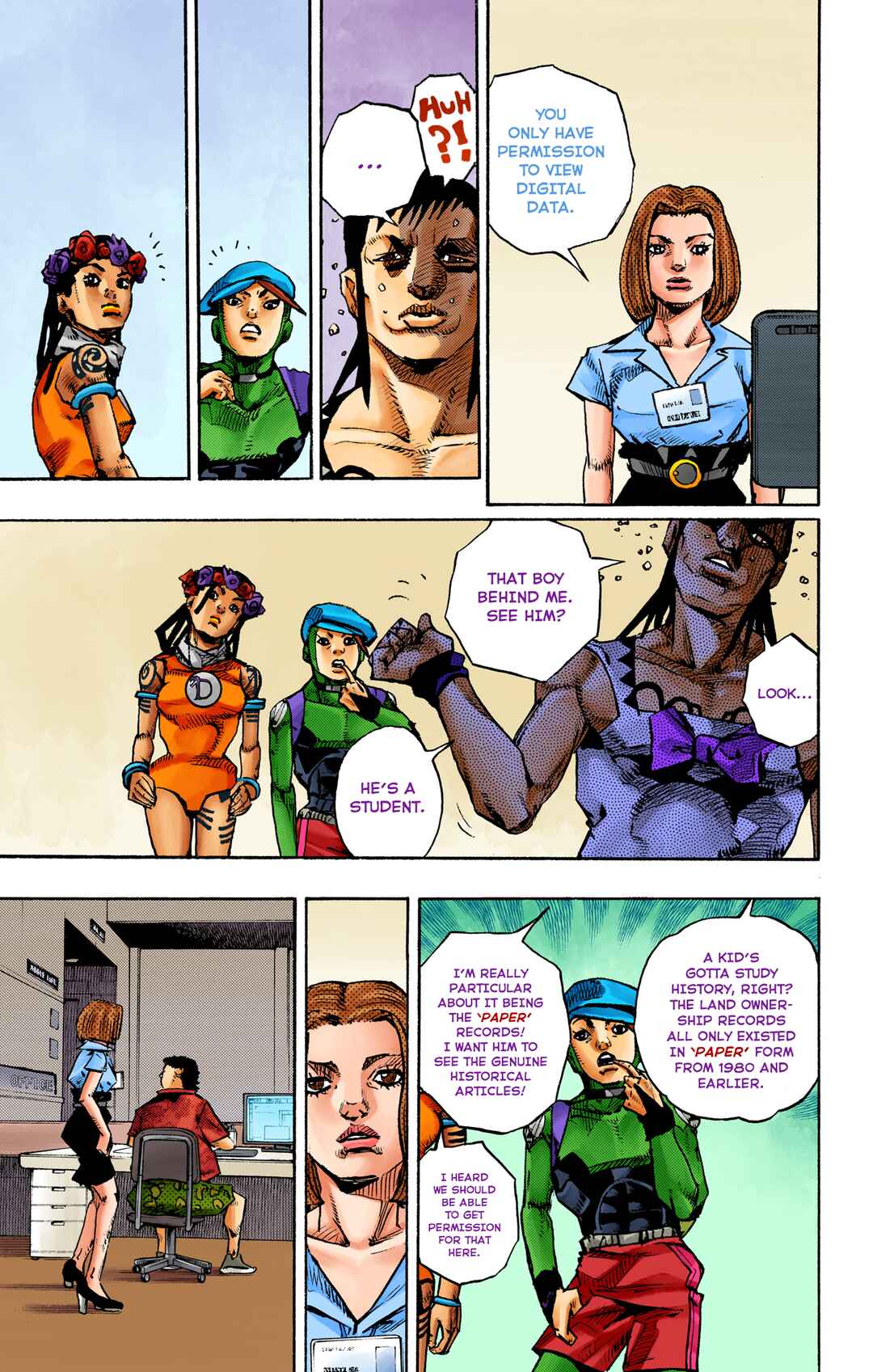 Page 21 Chapter 14 JoJos Bizarre Adventure, Part 9: The JOJOLands (Official Colored)