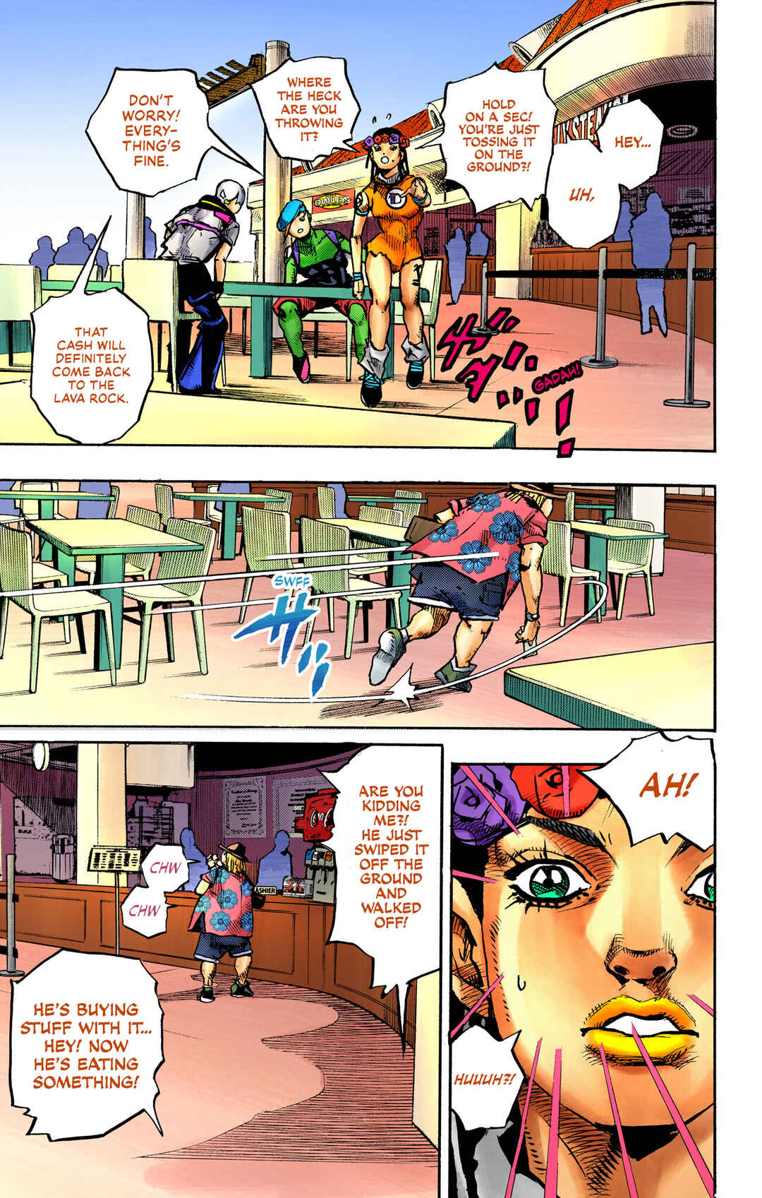 Page 10 Chapter 8 JoJos Bizarre Adventure, Part 9: The JOJOLands (Official Colored)