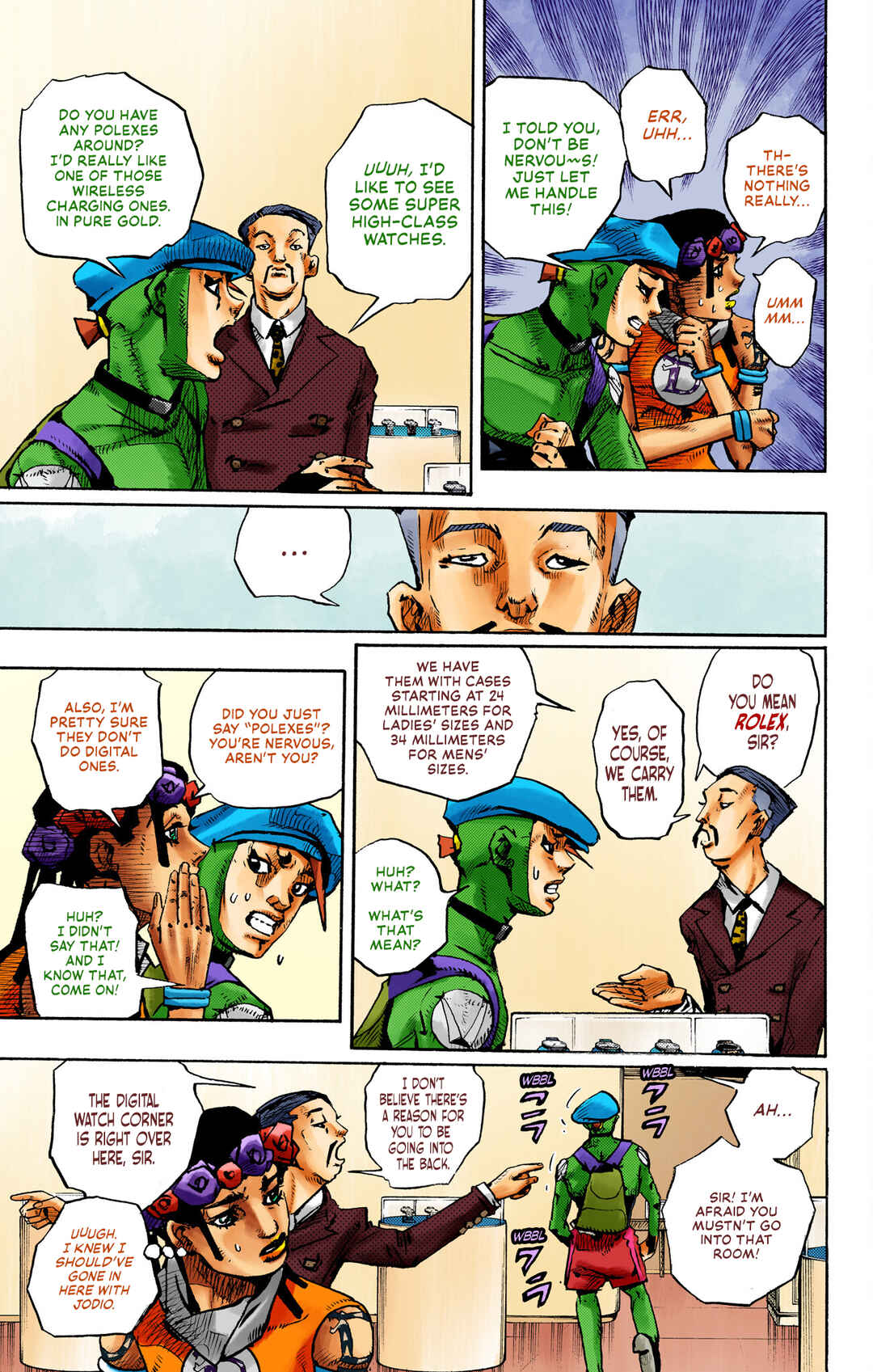 Page 23 Chapter 8 JoJos Bizarre Adventure, Part 9: The JOJOLands (Official Colored)