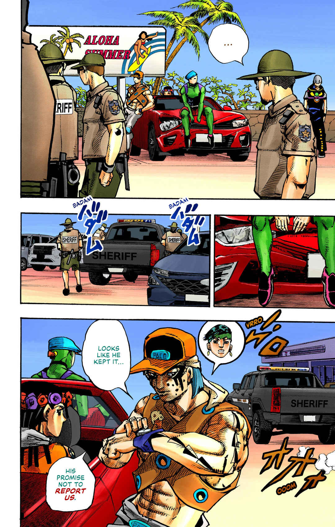 Page 3 Chapter 8 JoJos Bizarre Adventure, Part 9: The JOJOLands (Official Colored)