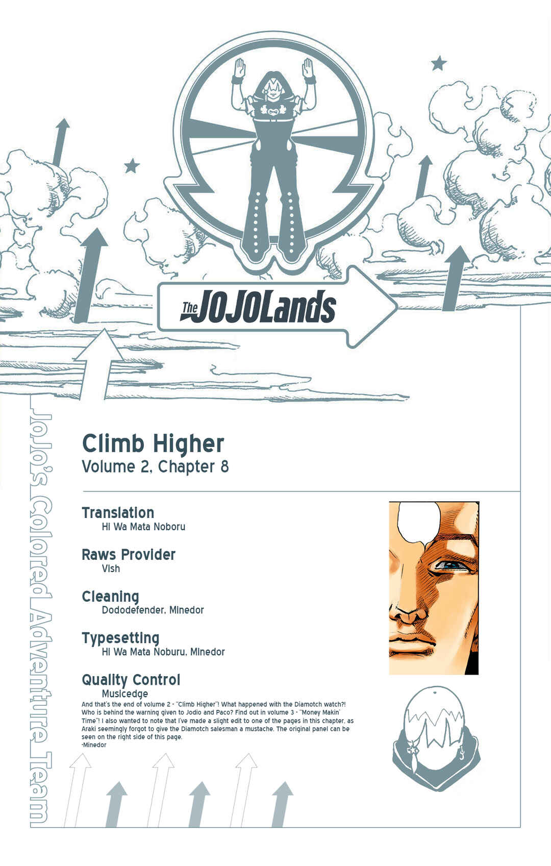 Page 39 Chapter 8 JoJos Bizarre Adventure, Part 9: The JOJOLands (Official Colored)