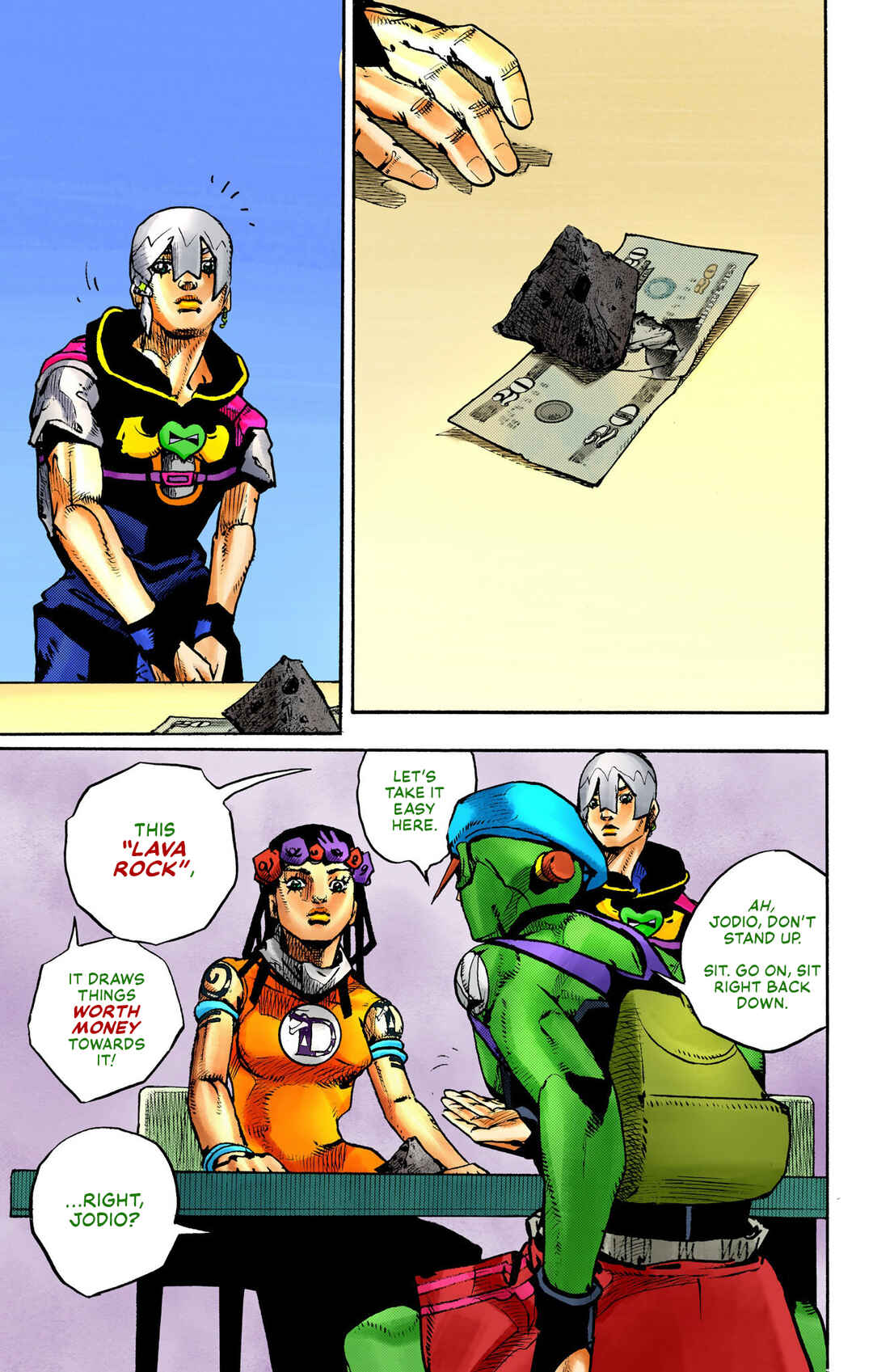 Page 6 Chapter 8 JoJos Bizarre Adventure, Part 9: The JOJOLands (Official Colored)