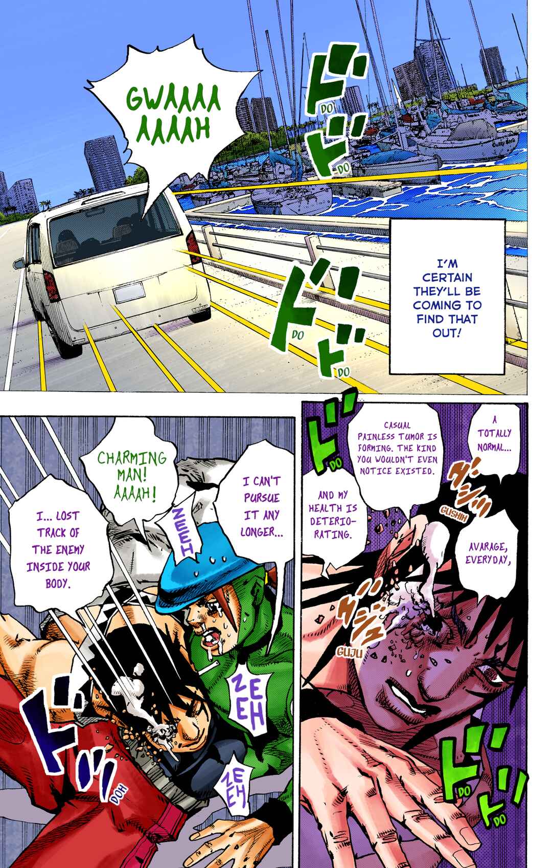 Page 4 Chapter 16 JoJos Bizarre Adventure, Part 9: The JOJOLands (Official Colored)
