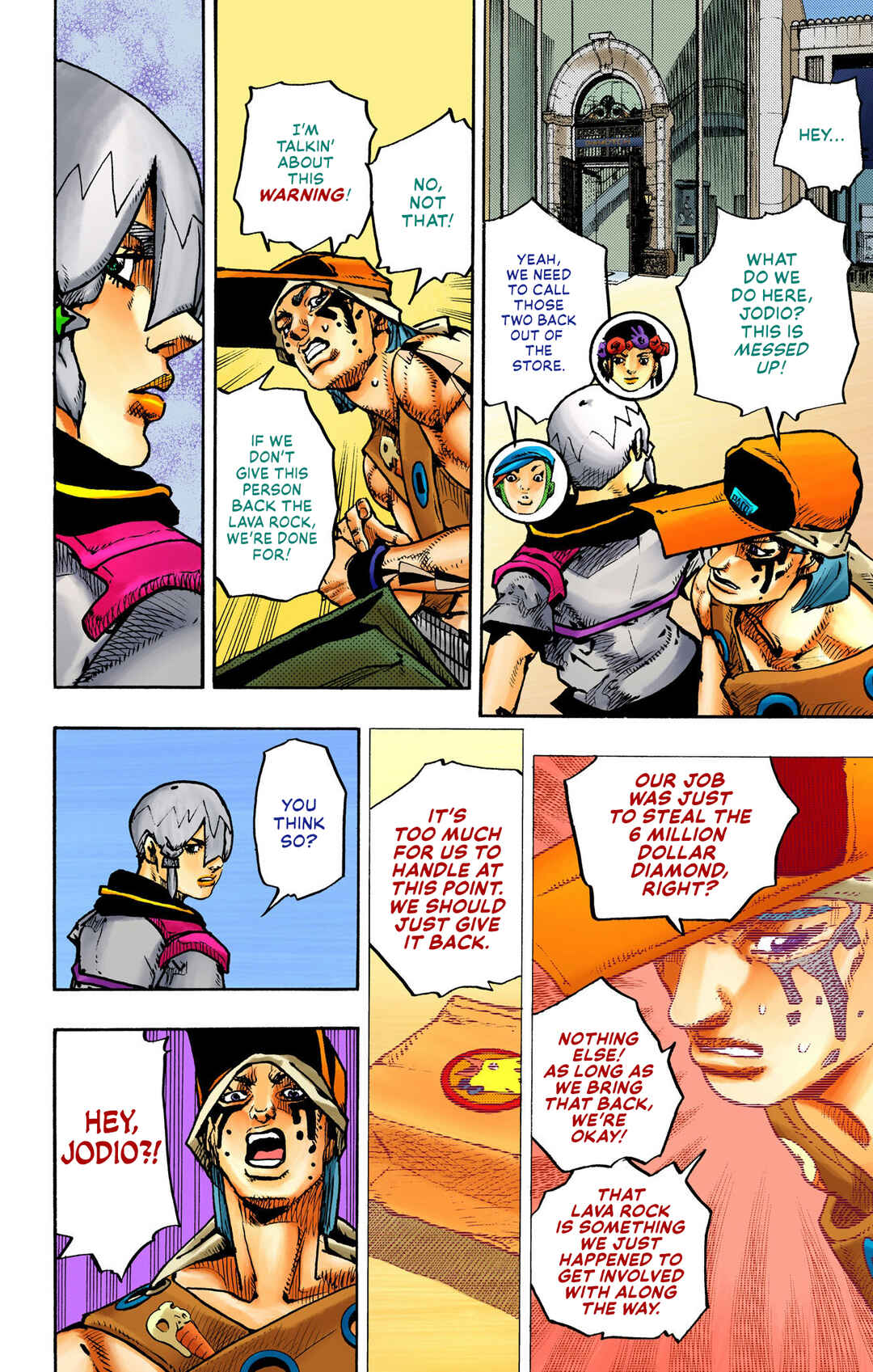 Page 12 Chapter 9 JoJos Bizarre Adventure, Part 9: The JOJOLands (Official Colored)