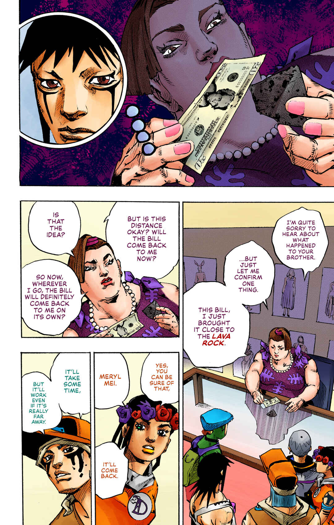 Page 45 Chapter 13 JoJos Bizarre Adventure, Part 9: The JOJOLands (Official Colored)