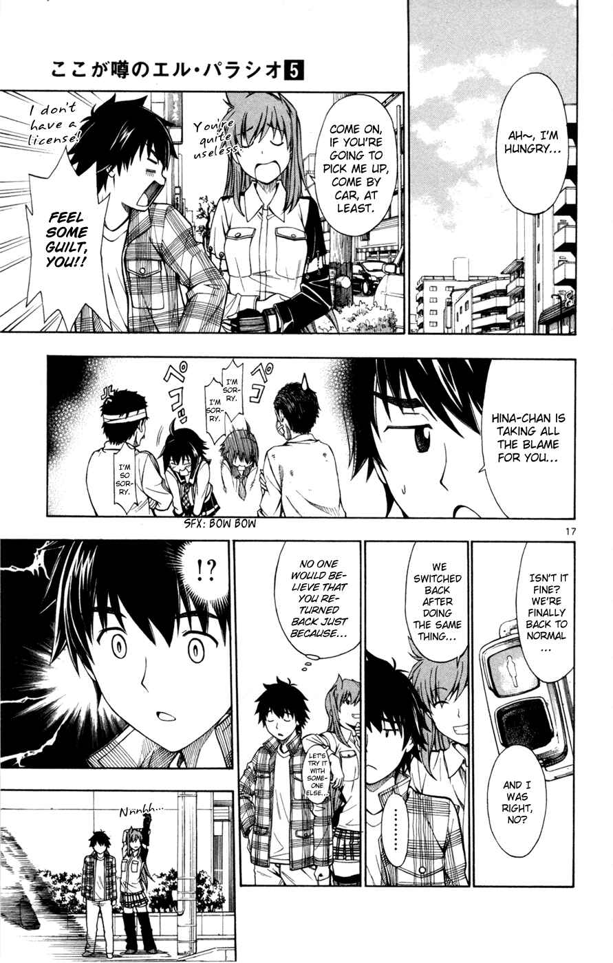 Page 17 Chapter 36 Koko ga Uwasa no El Palacio