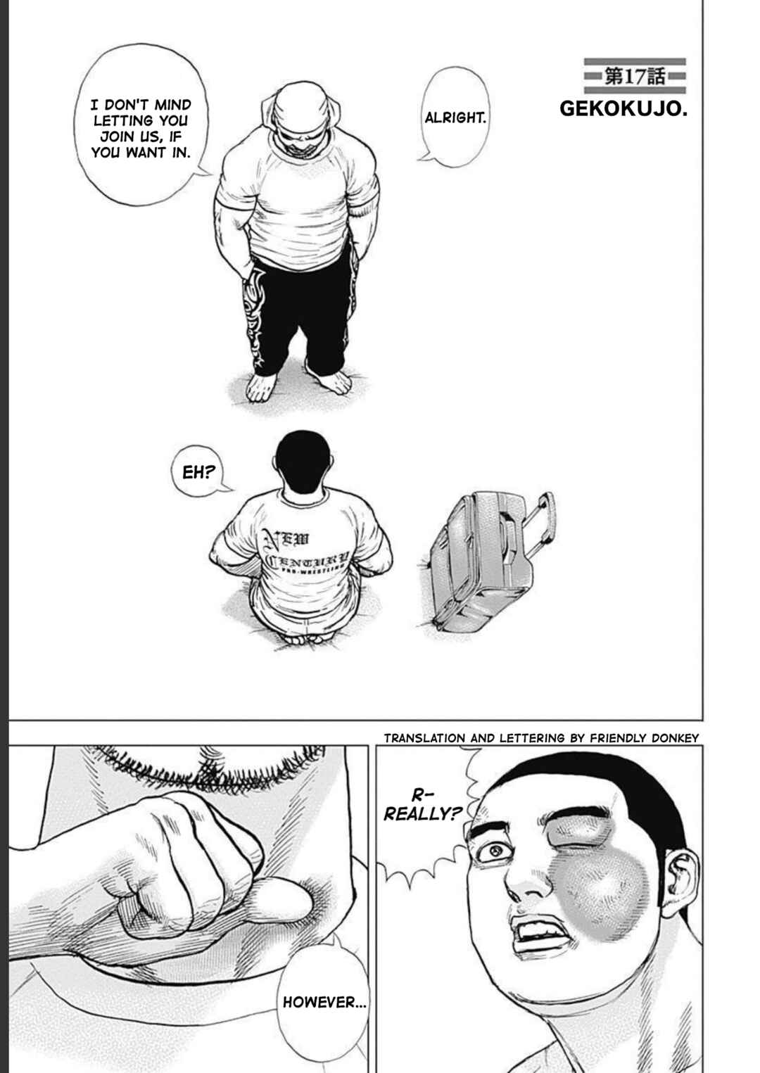 Page 1 Chapter 17 Lock Up: Warera Akatsuki Pro Wrestling-dan