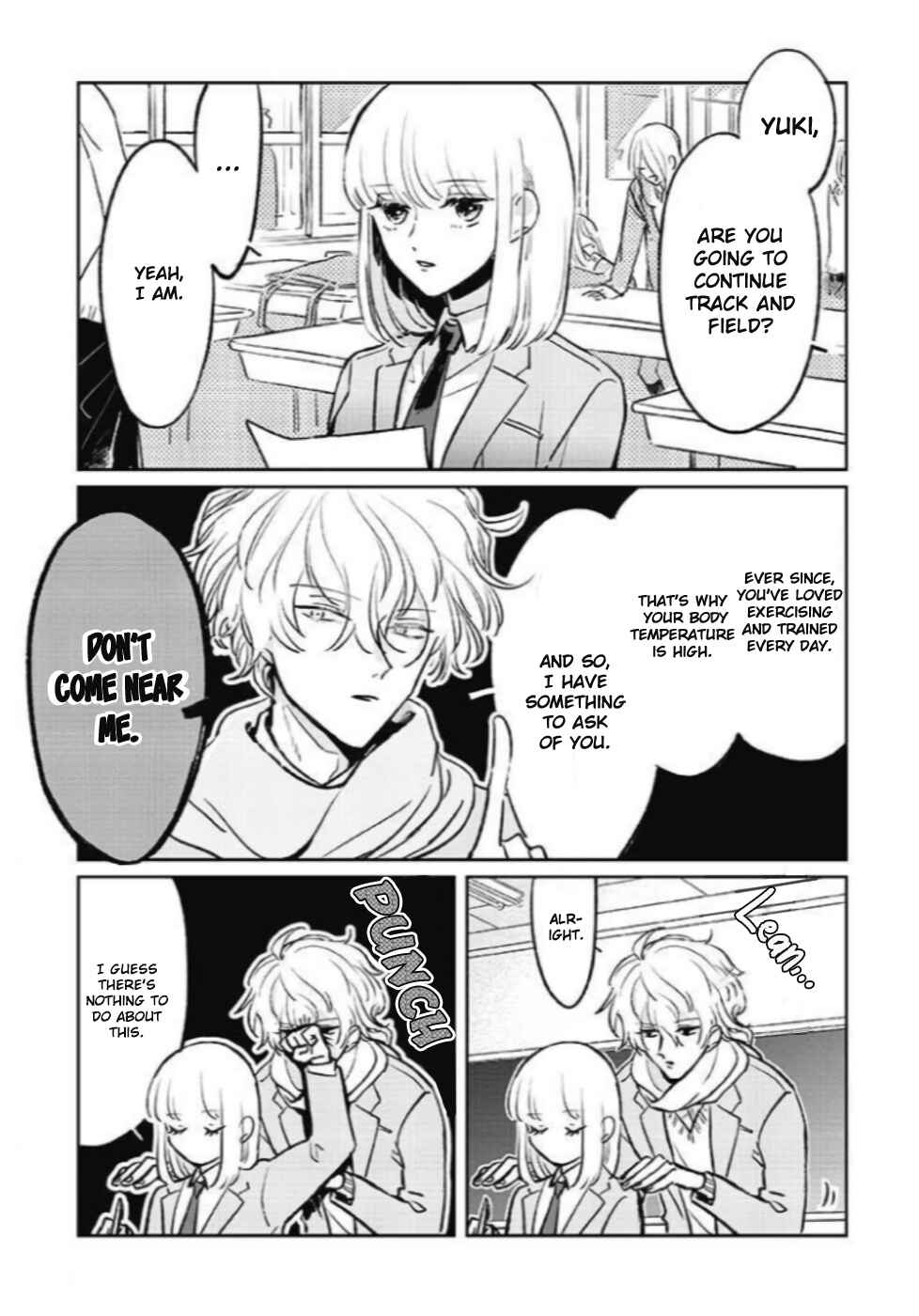Page 11 Chapter 1 A Boy Sensitive to Cold & a Hard-Boiled Girl