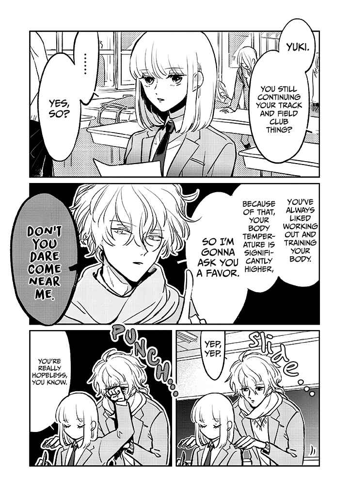 Page 12 Chapter 1.1 A Boy Sensitive to Cold & a Hard-Boiled Girl