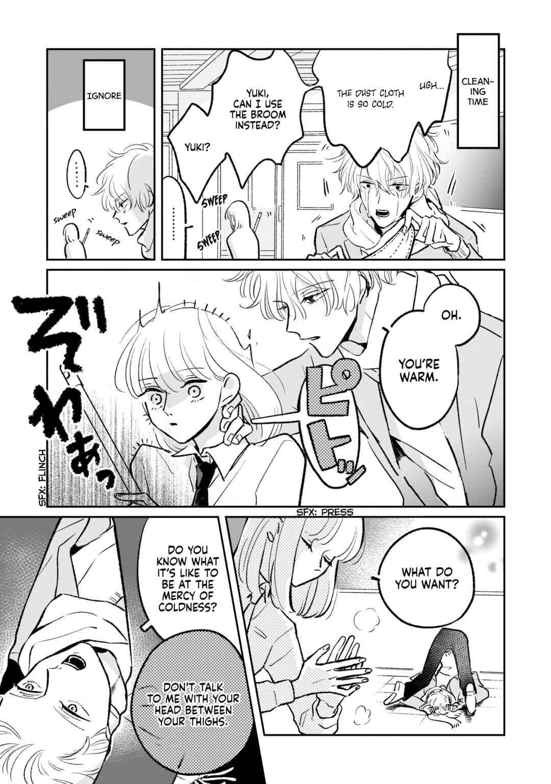 Page 16 Chapter 2 A Boy Sensitive to Cold & a Hard-Boiled Girl