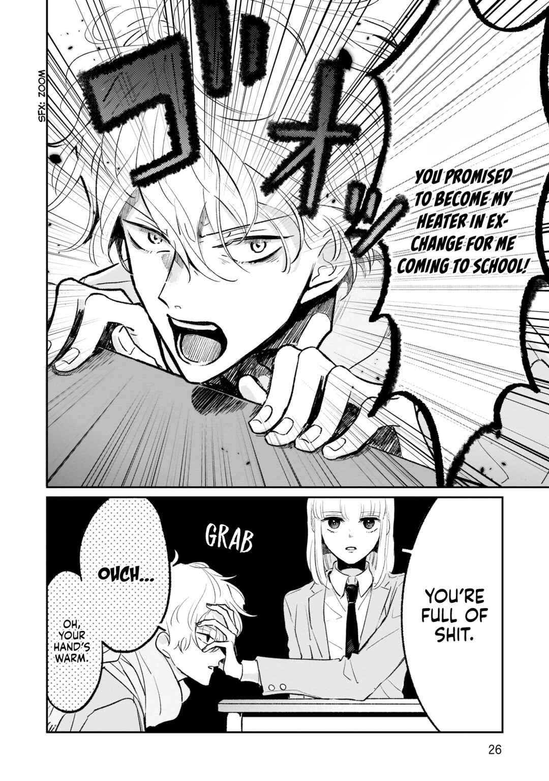Page 7 Chapter 2 A Boy Sensitive to Cold & a Hard-Boiled Girl