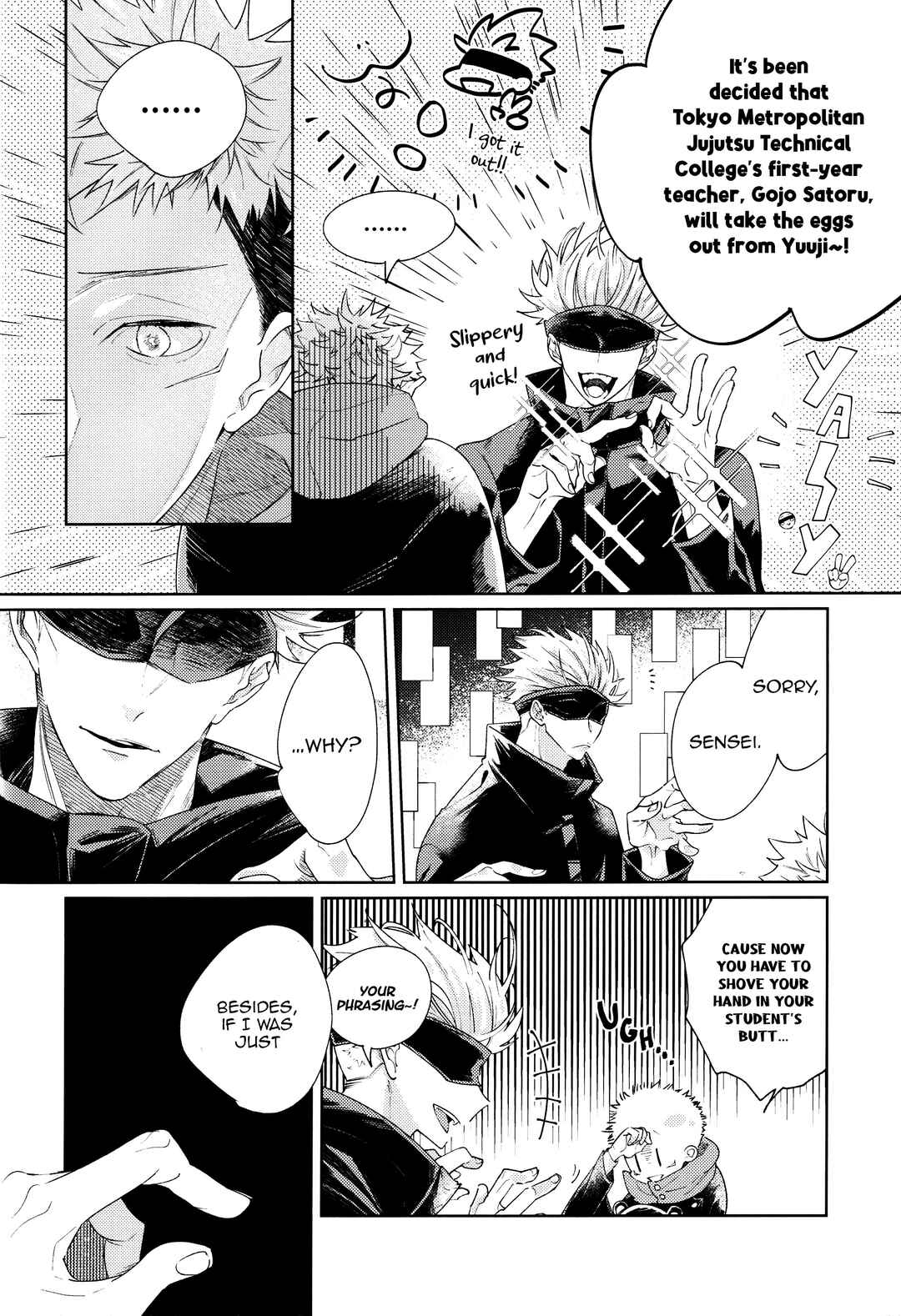 Page 7 Chapter Unknown_ed8b Jujutsu Kaisen - Shiratae Mokke (Doujinshi)