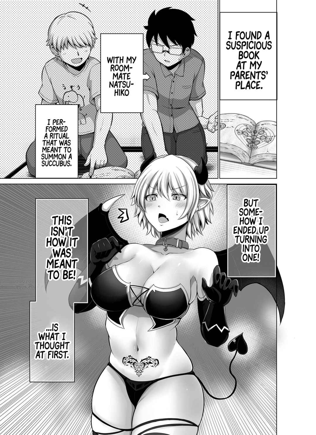 Page 1 Chapter 3 Doukyonin (♂) ga Succubus ni Nacchatta Hanashi