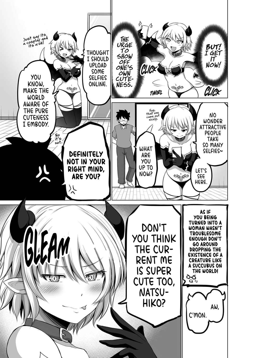 Page 3 Chapter 3 Doukyonin (♂) ga Succubus ni Nacchatta Hanashi