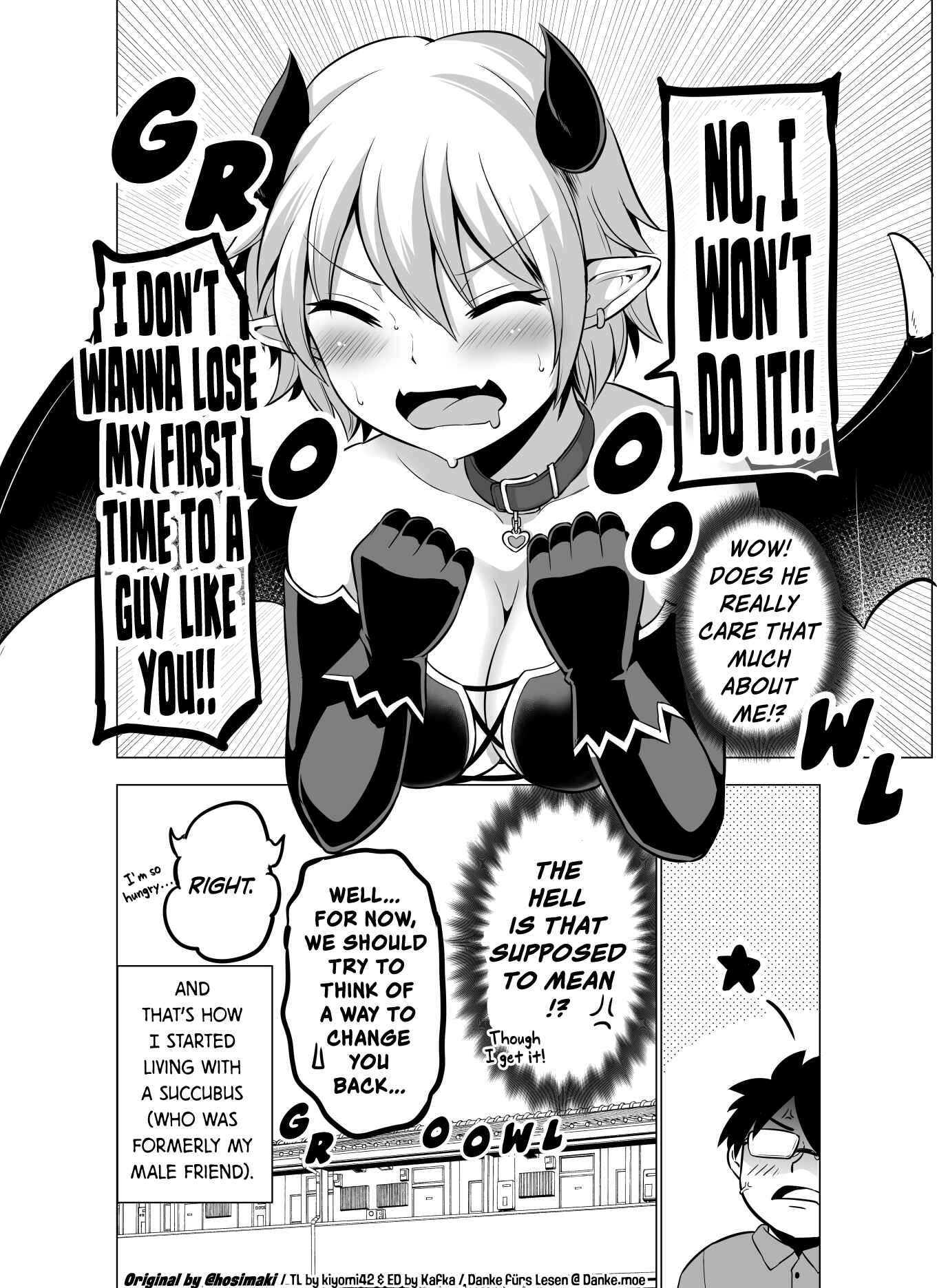Page 4 Chapter 1 Doukyonin (♂) ga Succubus ni Nacchatta Hanashi