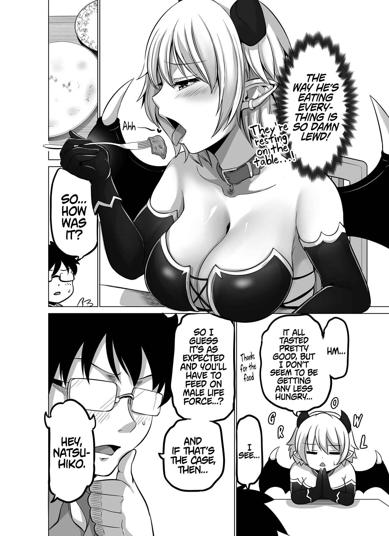 Page 4 Chapter 2 Doukyonin (♂) ga Succubus ni Nacchatta Hanashi