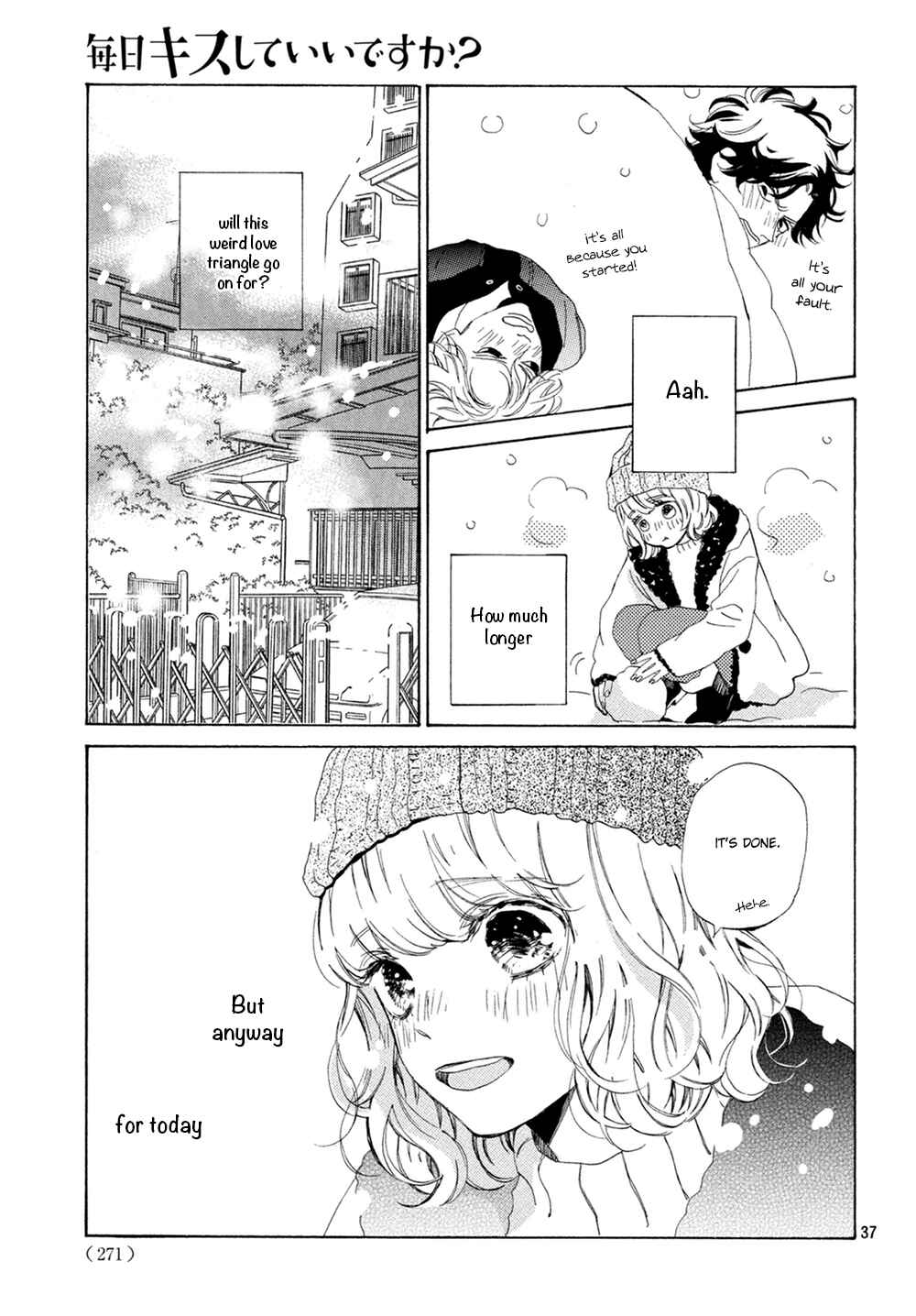 Page 38 Chapter 11 Mainichi Kiss shite ii desu ka?