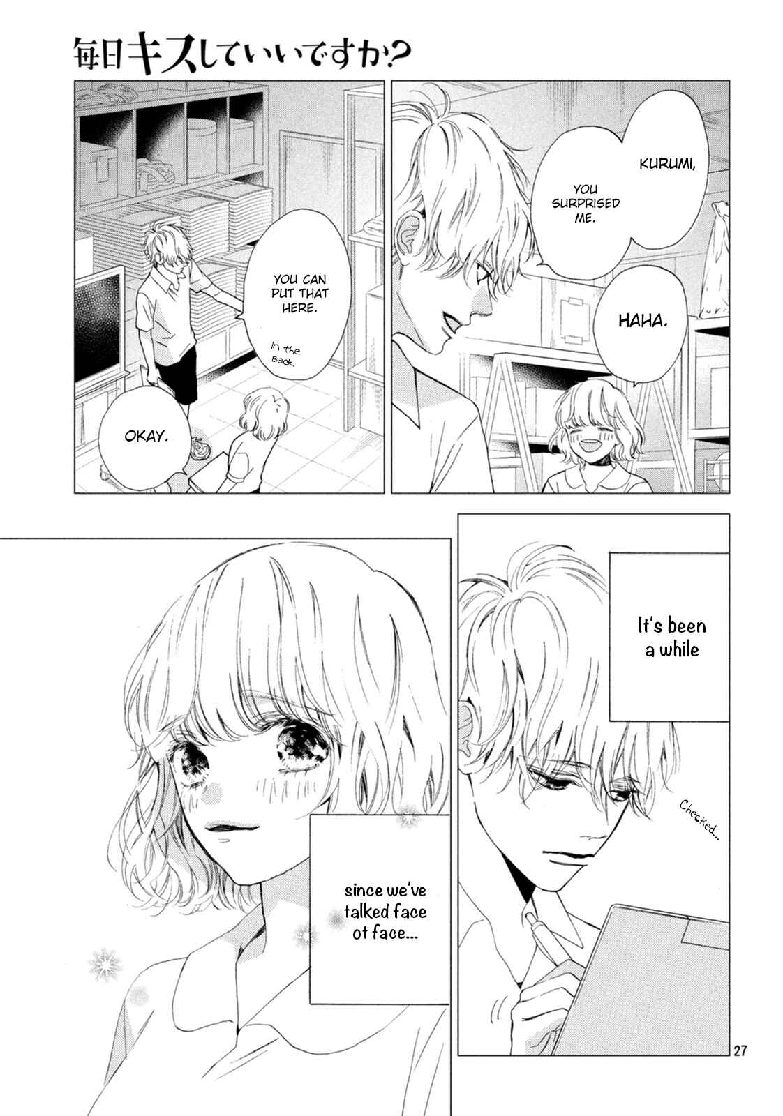 Page 28 Chapter 8 Mainichi Kiss shite ii desu ka?