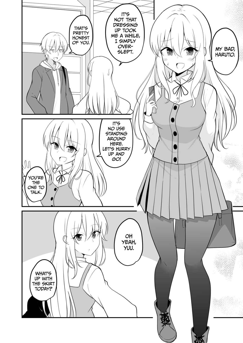 Page 4 Chapter 32 A Boy Who Loves Genderswap Got Genderswapped, so He Acts Out His Ideal Genderswap Girl