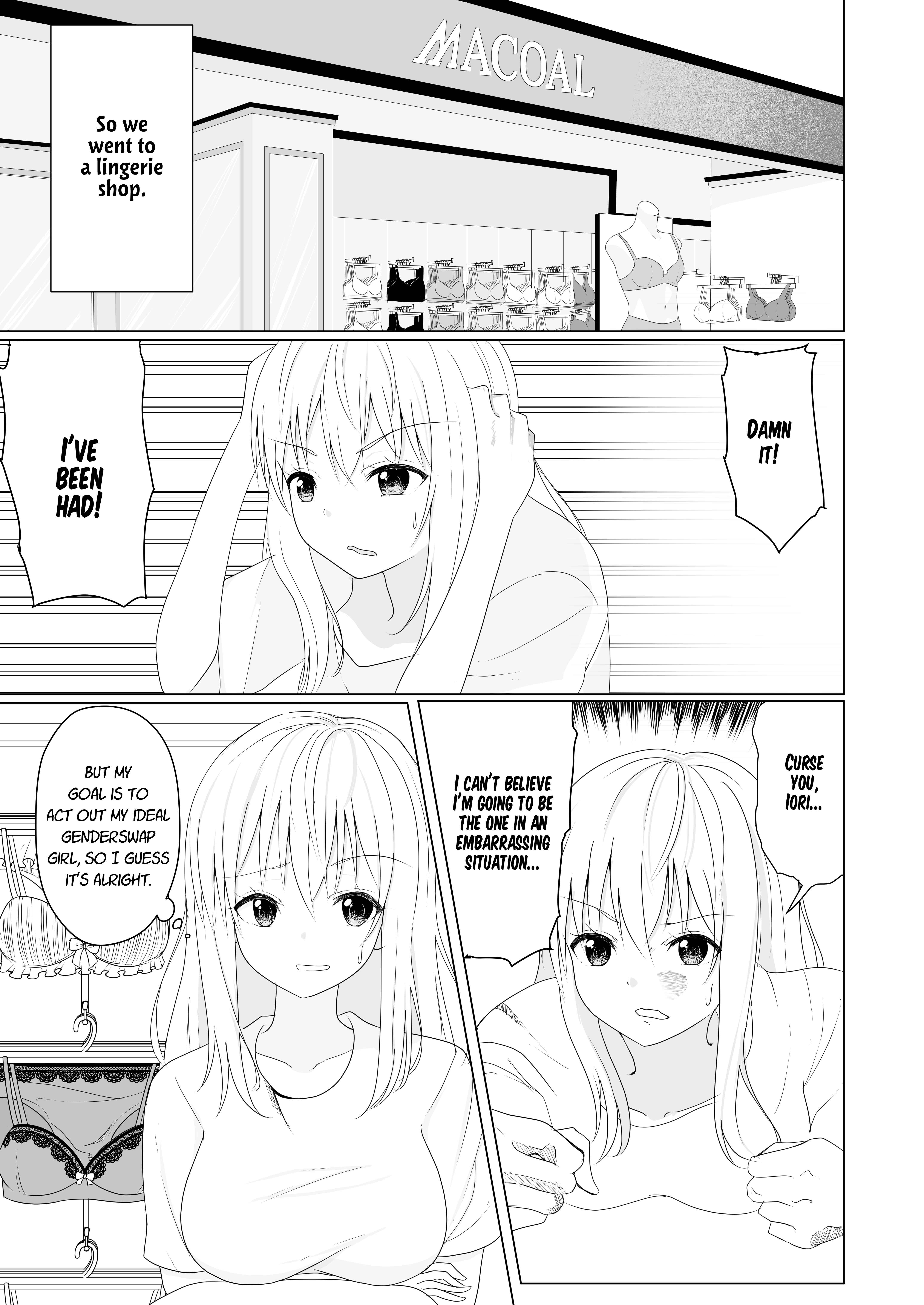 Page 1 Chapter 4 A Boy Who Loves Genderswap Got Genderswapped, so He Acts Out His Ideal Genderswap Girl