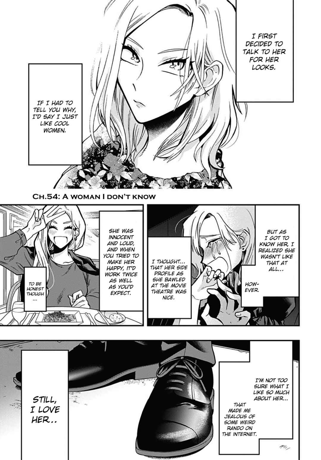 Page 1 Chapter 54 Gachi Koi Nenchakujuu ~Net Haishinsha no Kanojo ni naritakute~