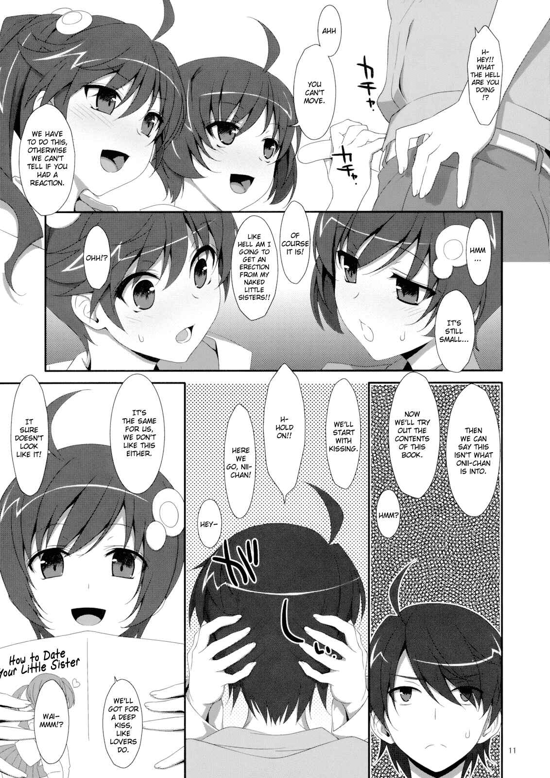 Page 10 Chapter Unknown_01b9 Bakemonogatari - Oniichan wa Imouto ni Yokujou Shitari Shinaiyone (Doujinshi)