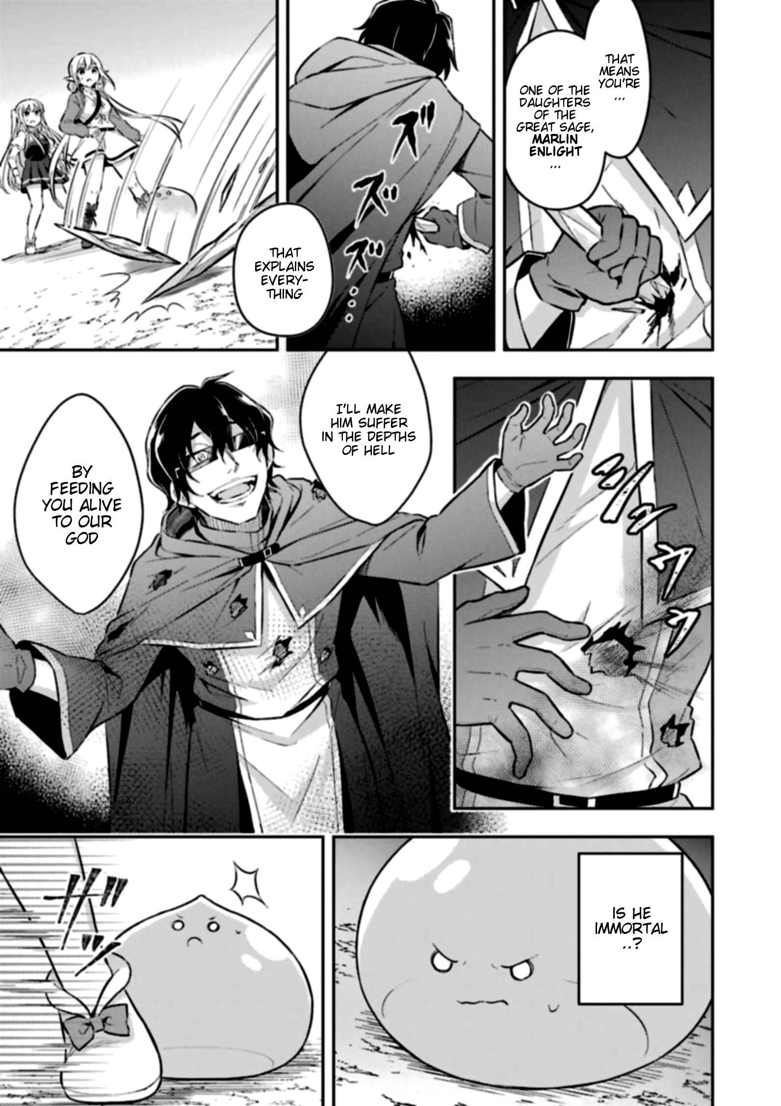 Page 10 Chapter 4 Slime Tensei. Daikenja ga Youjo Elf ni Dakishimeraretemasu